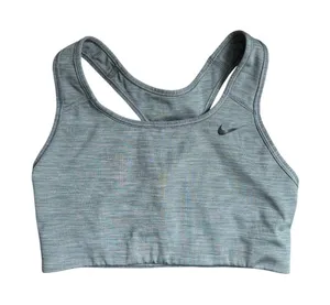 Nike Gym Dri Fit Stretch Neutral Training Sporty Athleisure Clean Girl Gray Sz M thumbnail 1