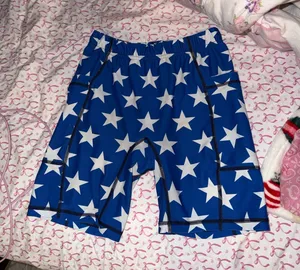 Gypsy Runner Biker shorts patriotic Blue thumbnail 1