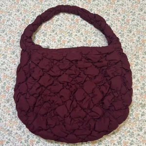 Aritzia Babaton Curator Bigger Bag – Burgundy thumbnail 1