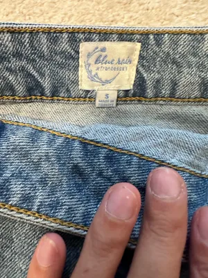 Blue Rain Small Denim Mini Skirt thumbnail 3