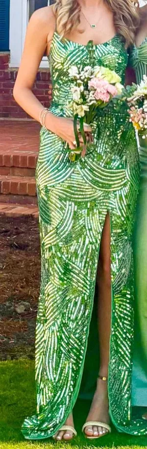 Primavera Couture Sage Green Prom/Formal Dress thumbnail 2