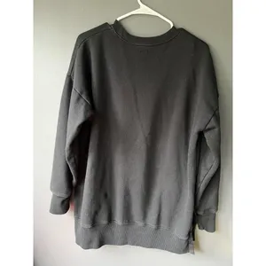Aerie Black Crewneck Sweatshirt, Size Small thumbnail 2
