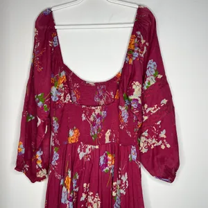 Free People Floral Morning Glory Maxi Dress Size Large thumbnail 6