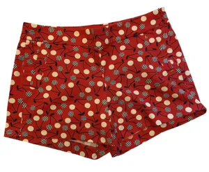 J. Crew Red Polka Dot Print Shorts thumbnail 1