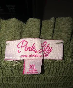 Pink Lily Jumpsuit Wide Leg XL Green thumbnail 9