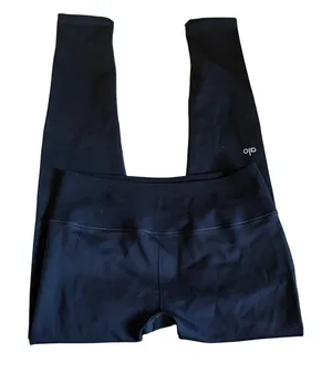 ALO Ribbed‎ High-Waist Blissful Legging black Size Large thumbnail 1