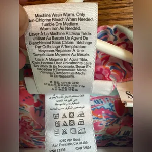 Lilly Pulitzer For Pottery Barn Isla De Coco Loose Pajama Set Teen Size Small thumbnail 5