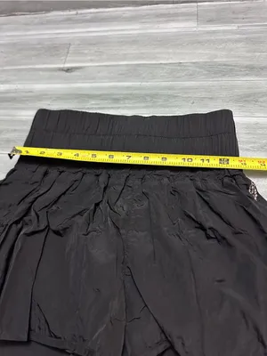 FP Movement by Free People Black Smocked-Waist Athletic Shorts SP thumbnail 6