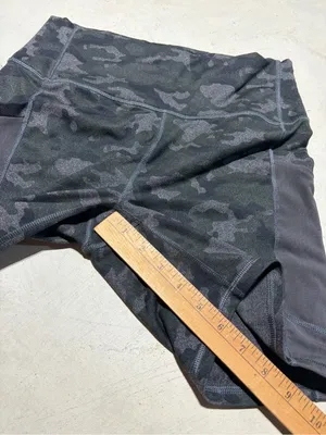 Fabletics power hold High-Waist Camo Bike Shorts medium thumbnail 3