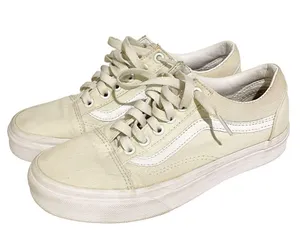 Vans Classic Canvas Skating Shoes Mens 5 Womens 6.5 Triple White Low Top Sneaker thumbnail 2