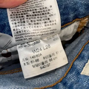 Levi's 501‎ Womens High Rise Button Fly Distressed Skinny Denim Jeans Blue Sz 24 thumbnail 11