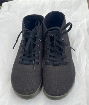 Nobull Project WOMEN'S MID CANVAS TRAINER Rubber Cup Sole Black & Green. Size 7 thumbnail 1