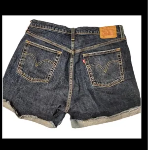Levi’s 501 High Rise Dark Wash 32 Festival Boho Grunge Punk Y2K Cowgirl Country thumbnail 2