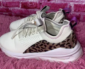 Women's Clove Nursing Shoe Size 8 White Leopard Purple‎ thumbnail 9