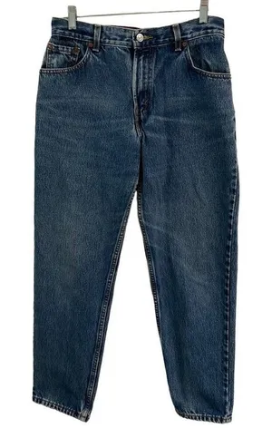 Levi’s 550 Retro Relaxed Tapered Jeans Women’s 10S Normcore‎ Denim Blue Jeans thumbnail 1