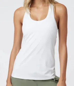 Flint Park Women's Volley Tank‎ Top White size L NWT tennis tenniscore thumbnail 1