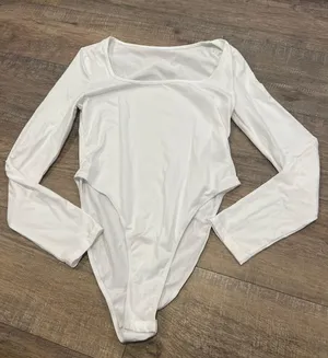 SheIn White bodysuit thumbnail 1