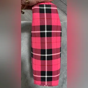 Victoria’s Secret Plaid Cosmetic Bag with Patches thumbnail 4
