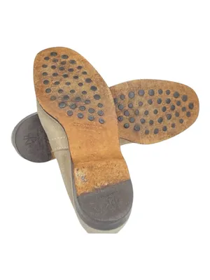 Donald J Pliner ⌘ Leather Cap Toe Espadrille Flats Shoes ⌘ Sand Suede ⌘ 6M thumbnail 12