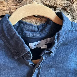 Old‎ navy button up custom woman’s shirt medium thumbnail 4