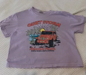 Comfort Colors Quiet Storm Crop Top thumbnail 1