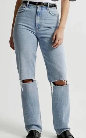 Abercrombie Jeans 90s Straight Ultra High-Rise Curve Love thumbnail 1