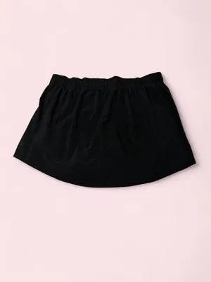 all in motion Black Elastic Drawstring Mini Skort thumbnail 2