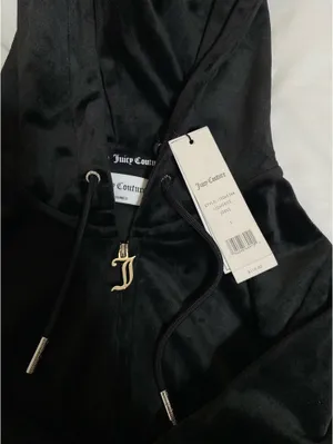 Juicy Couture Velour Black Tracksuit Set thumbnail 4