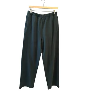 Skims Cotton Fleece Classic Straight Leg Sweatpants - Spruce, Size M NWT thumbnail 5