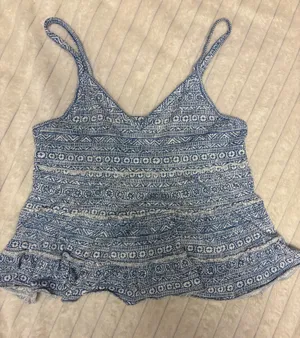 American Eagle blue tank top  thumbnail 1