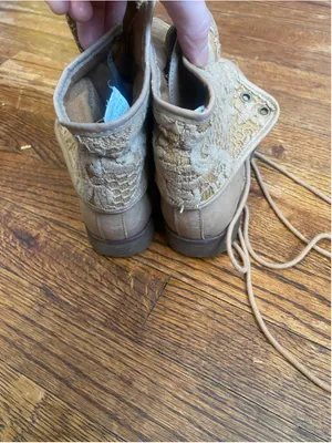 Rock & Candy Lace Cuff Ankle Boots Boho Cottagecore Romantic Earthy Prairie West thumbnail 3
