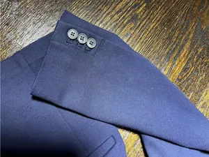 Old Navy Classic Ponte Knit Blazer Navy Blue XL thumbnail 4