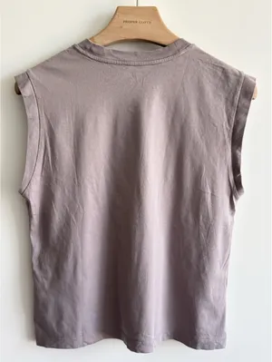 Abercrombie & Fitch Soft Essential Muscle Tank Top Mauve Cotton Size S thumbnail 8
