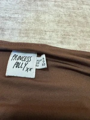 Princess polly nolan brown mini dress size 0 thumbnail 3