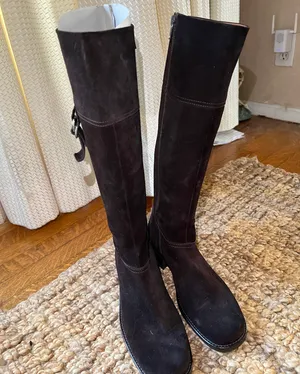 Luca Ferri New Brown Suede leather boots size 37 All messages are welcomed Open to offer Pm if you have questions thumbnail 2
