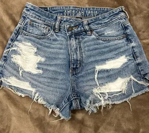 American Eagle cut off mom shorts size 4 thumbnail 1