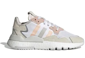 NWT ADIDAS Night Joggers Cloud White Icey Pink thumbnail 1