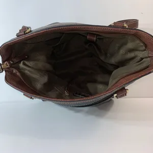 Born concept faux leather shoulder bag black/brown thumbnail 12