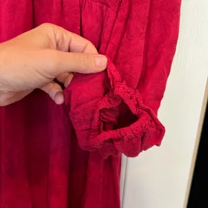 Dress Loose Flowy Pink Long Sleeve Size XL Artsy Motherhood thumbnail 2