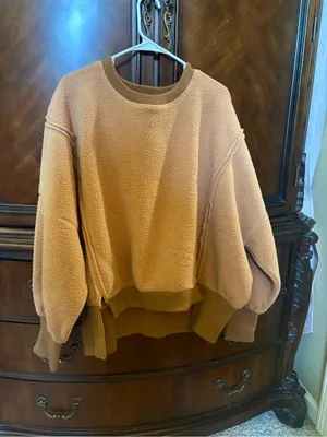 NWOT Free People Cozy Camden Sweatshirt thumbnail 3