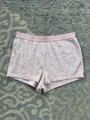 Victoria’s Secret Logo Waffle Knit Thermal Long Sleeve & Short Set Pink Medium thumbnail 8
