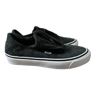 NEW Vans Diamo Ni hairy Suede Sneakers 8 men's 9.5 women's Black White‎ thumbnail 4