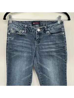 Blue Spice Rhinestone Embellished Bootcut Jeans Size 1 / 27 thumbnail 2