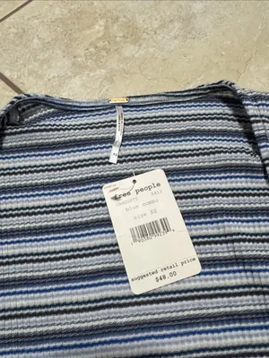 Free people Striped Square-Neck XS thumbnail 3