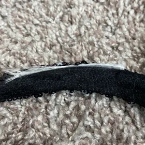 DISNEY black leopard bow Minnie ears headband thumbnail 2