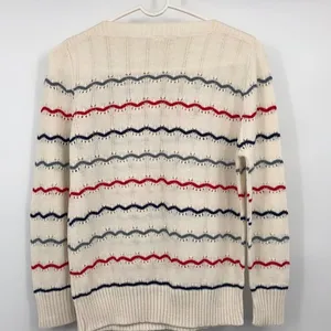Vintage Boat Neck Sweater Womens M? Used thumbnail 2