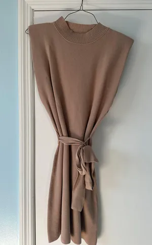 Brown Sweater Dress Size L thumbnail 3
