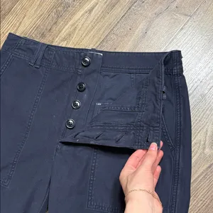 Citizens of Humanity Agni Utility Trouser Pants in Washed Marine 28 navy blue thumbnail 4