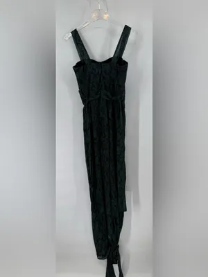 Michael Costello x REVOLVE Jumpsuit Gwendolyn Green Snakeskin size medium thumbnail 7