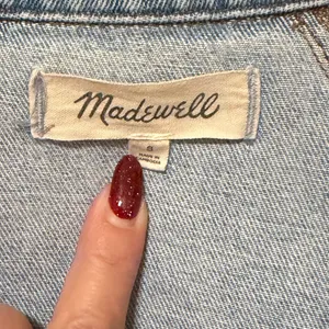 Madewell Oversized Jeans Jacket raglan sleeve 100% Cotton, size S relaxed fit thumbnail 2